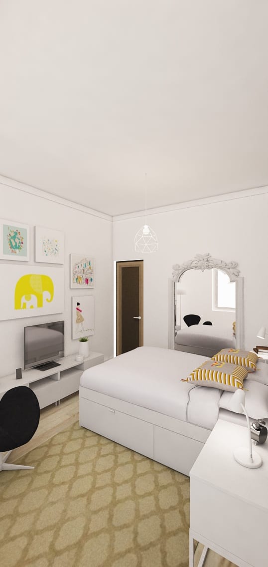 Contemporary bedroom