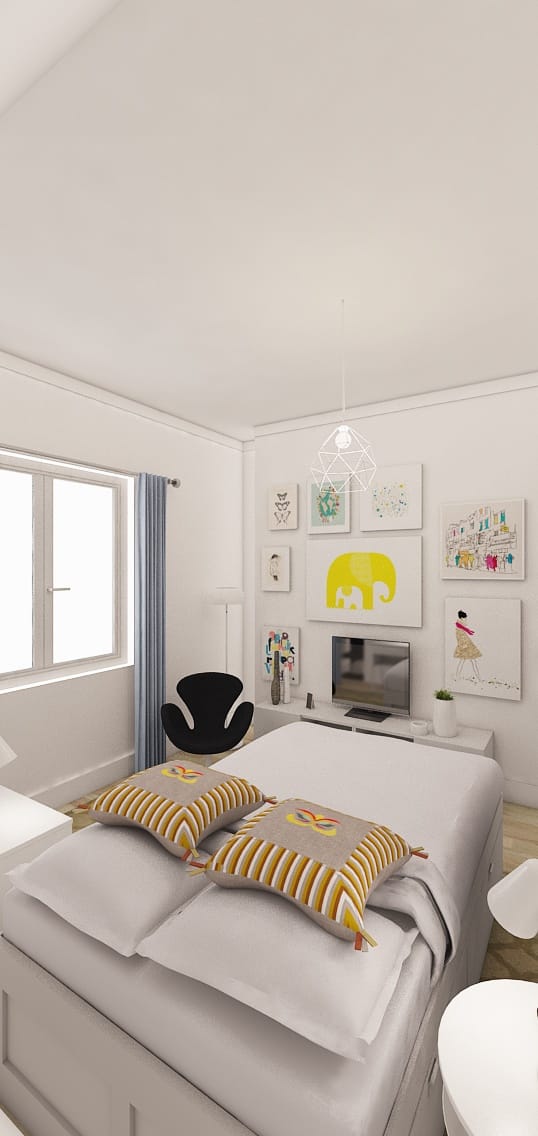 Contemporary bedroom
