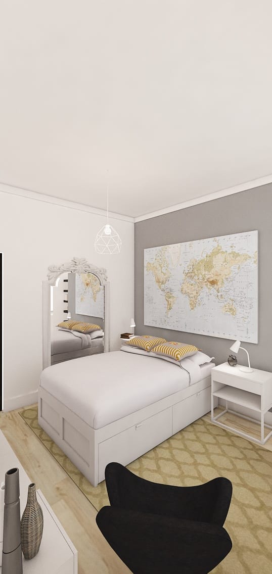 Contemporary bedroom