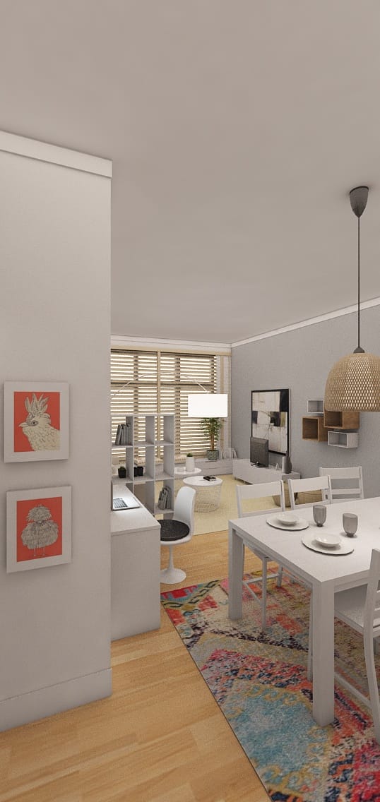 Contemporary floor plan
