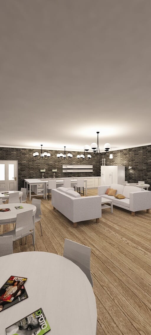 Mid-century floor plan