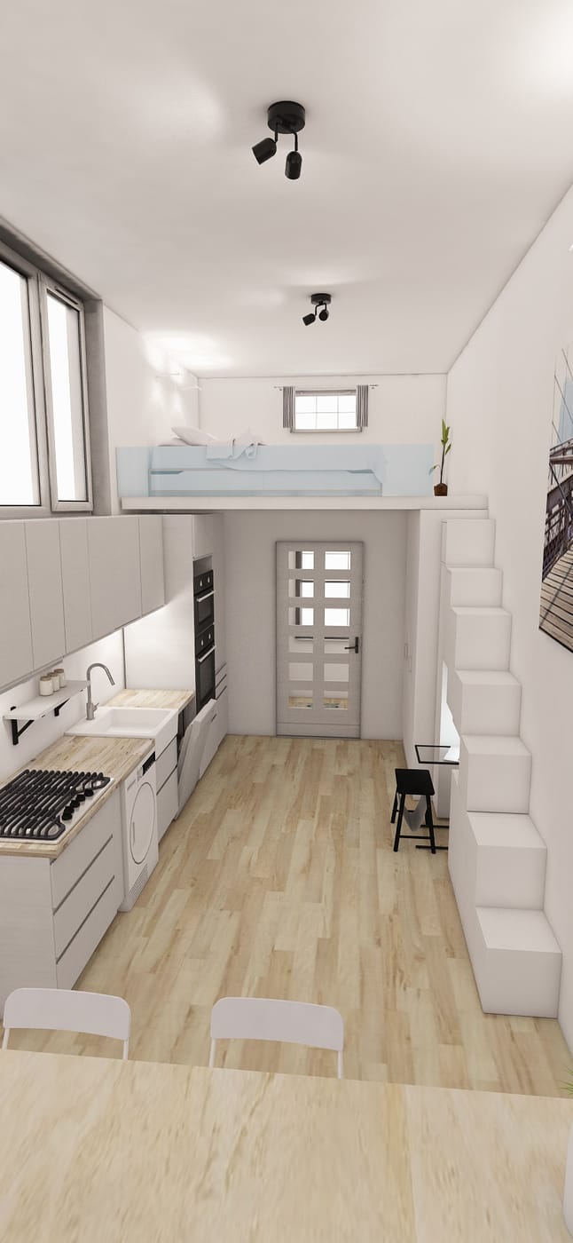 Contemporary floor plan