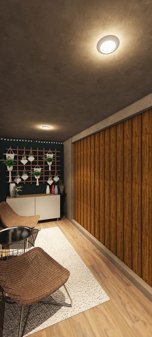 Contemporary garage