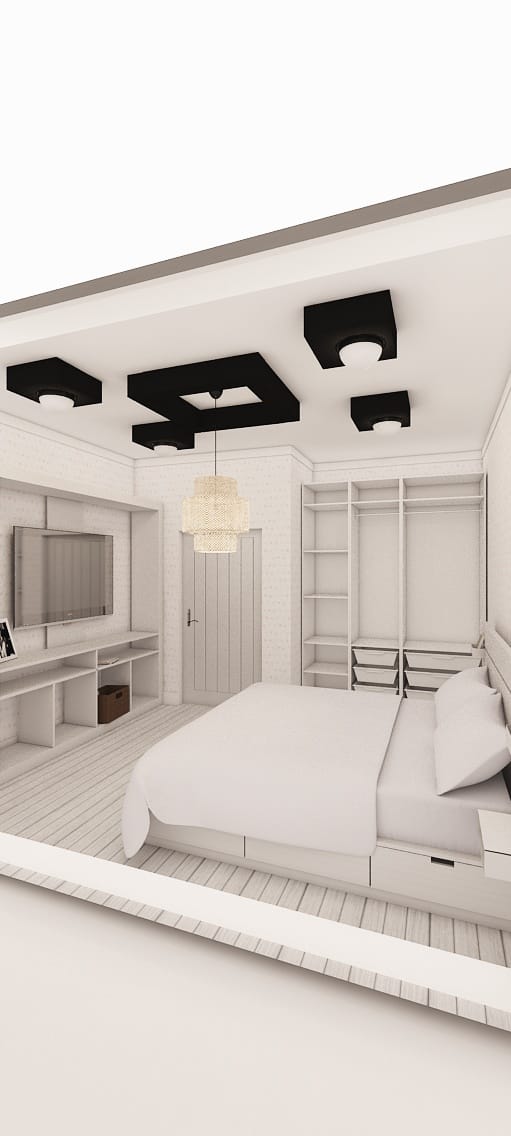Contemporary bedroom
