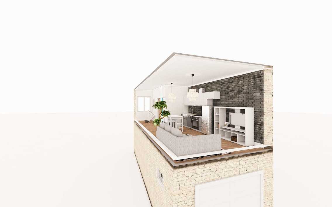 Traditional floor plan