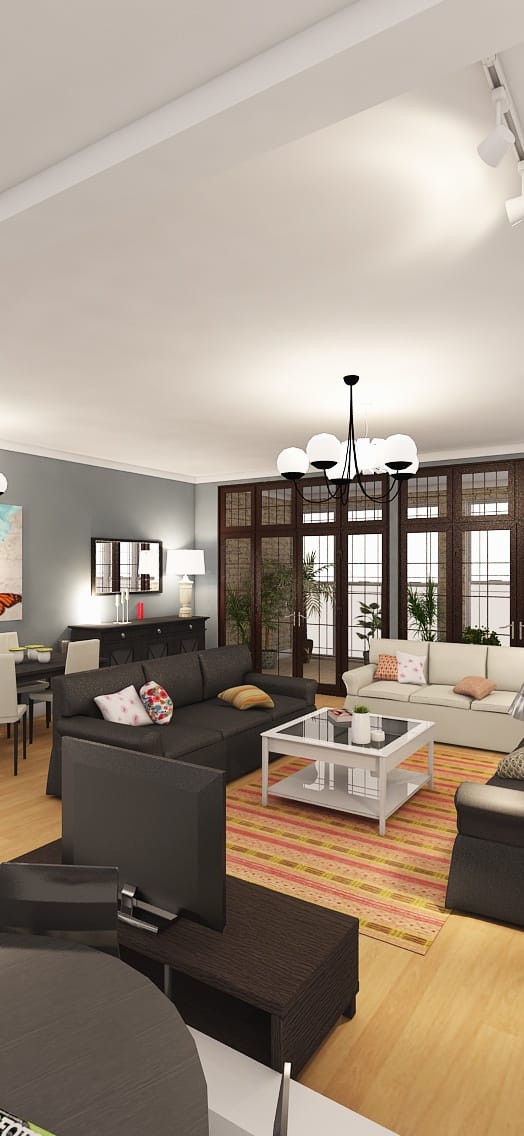 Traditional living room