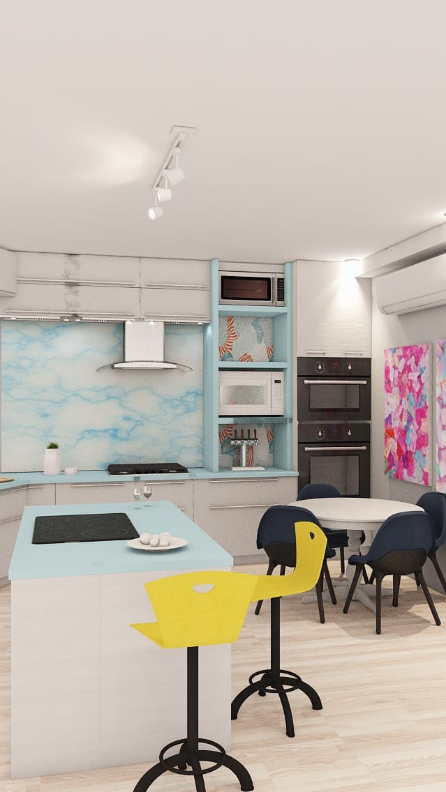 Contemporary floor plan