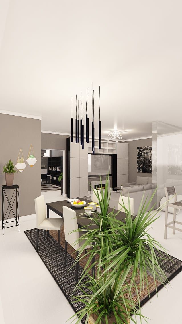 Contemporary floor plan