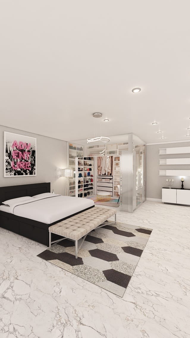 Traditional bedroom