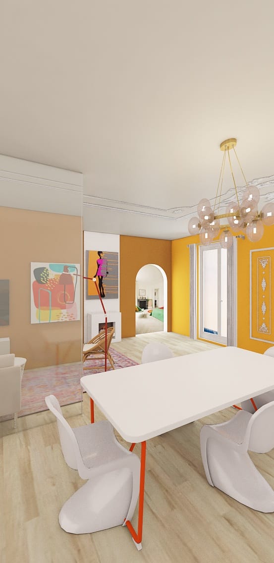 Contemporary floor plan
