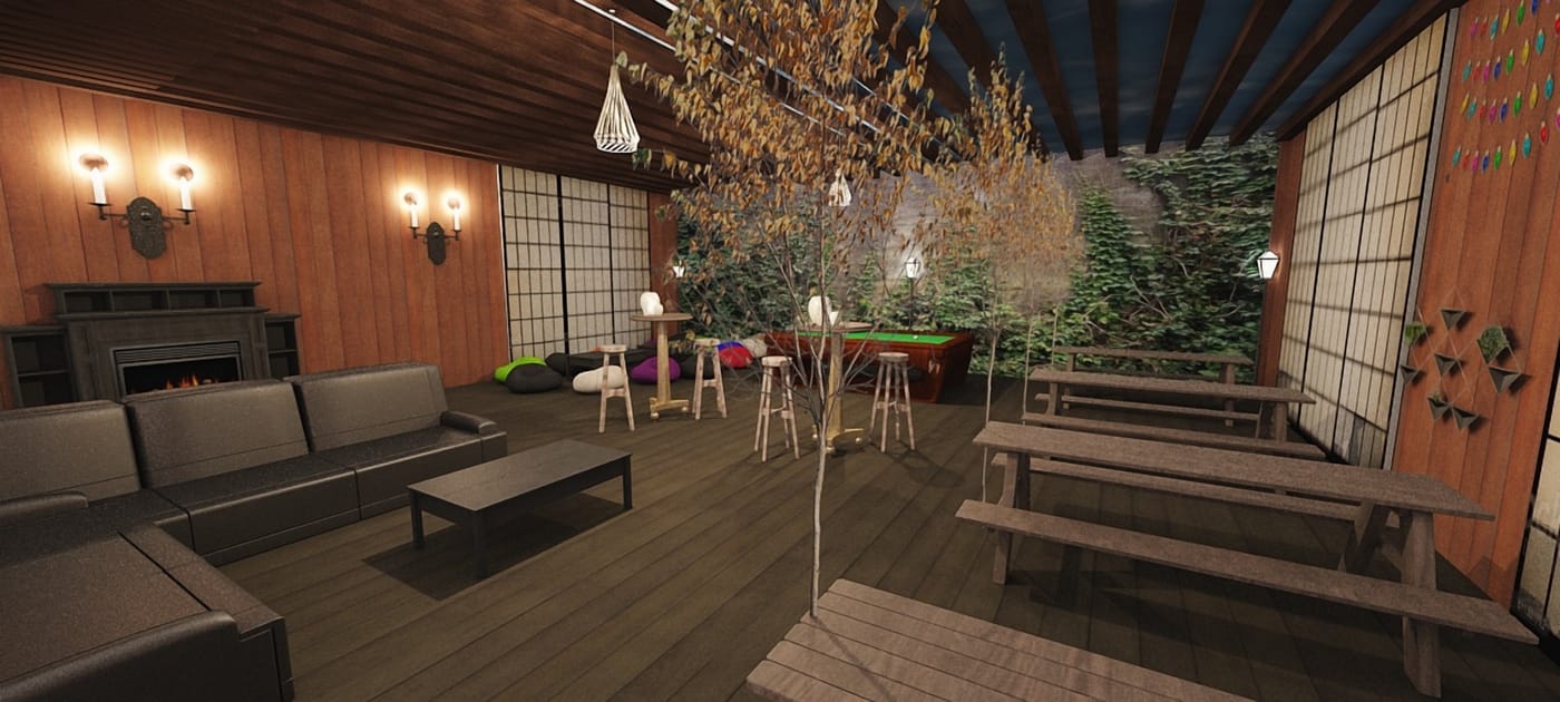 Traditional outdoor space