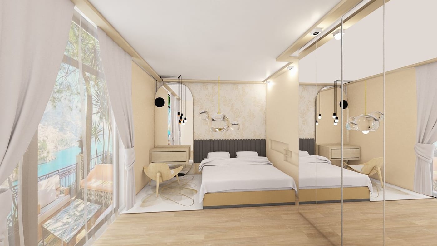 Traditional bedroom
