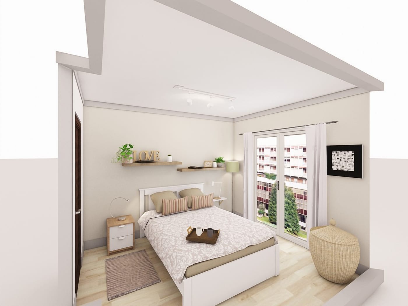 Contemporary bedroom