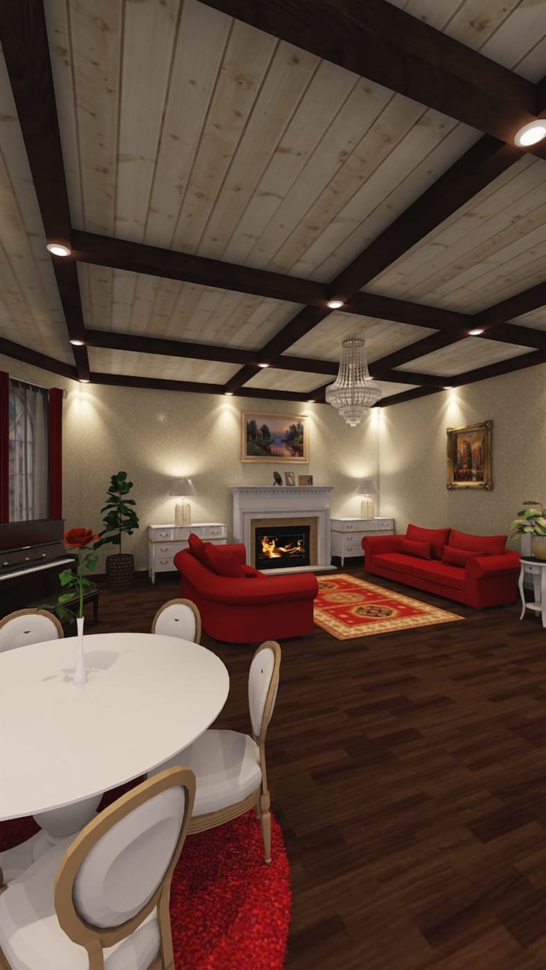 Traditional floor plan