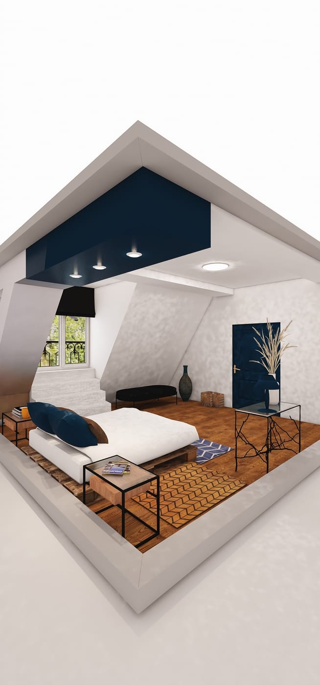 Contemporary bedroom