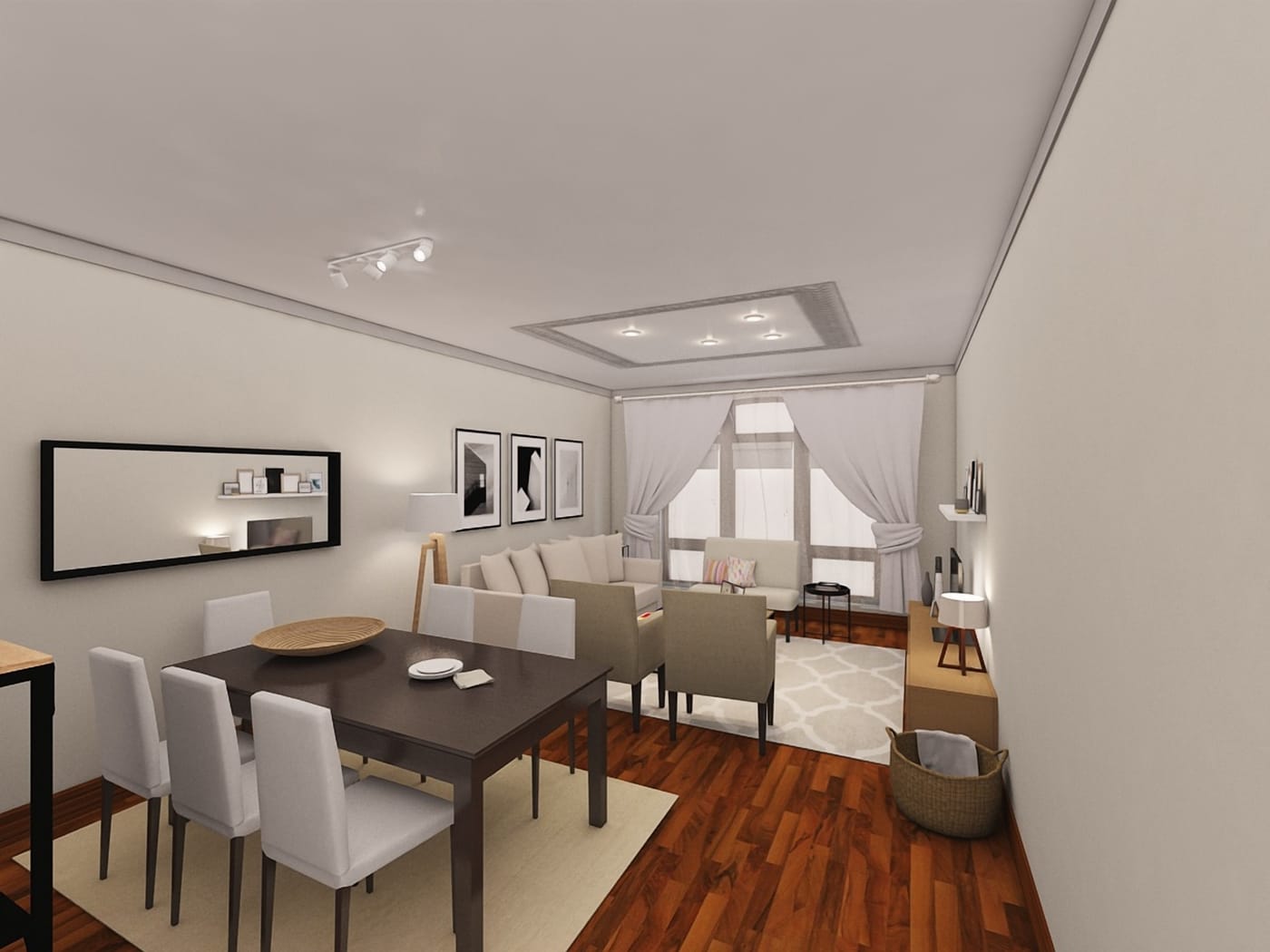 Contemporary living room