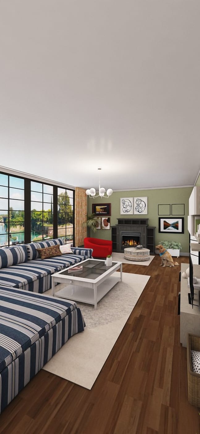 Traditional living room