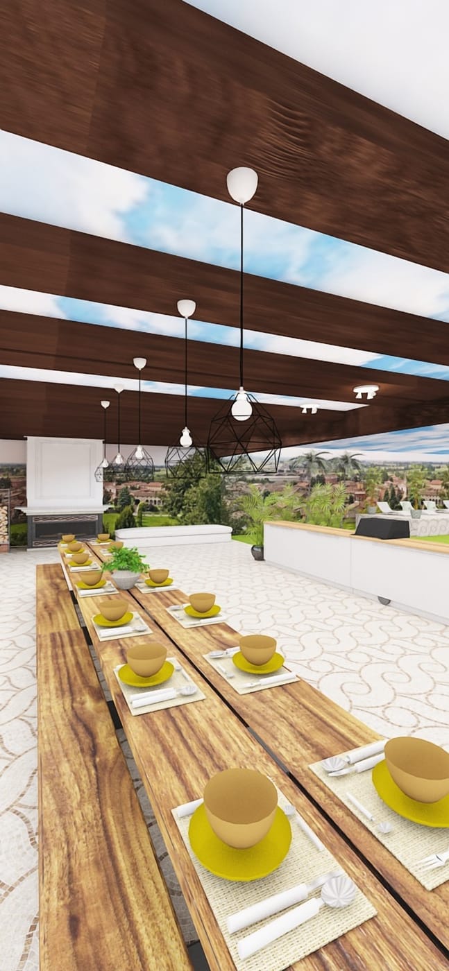 Traditional outdoor space