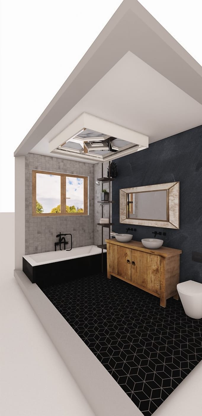 Traditional bathroom