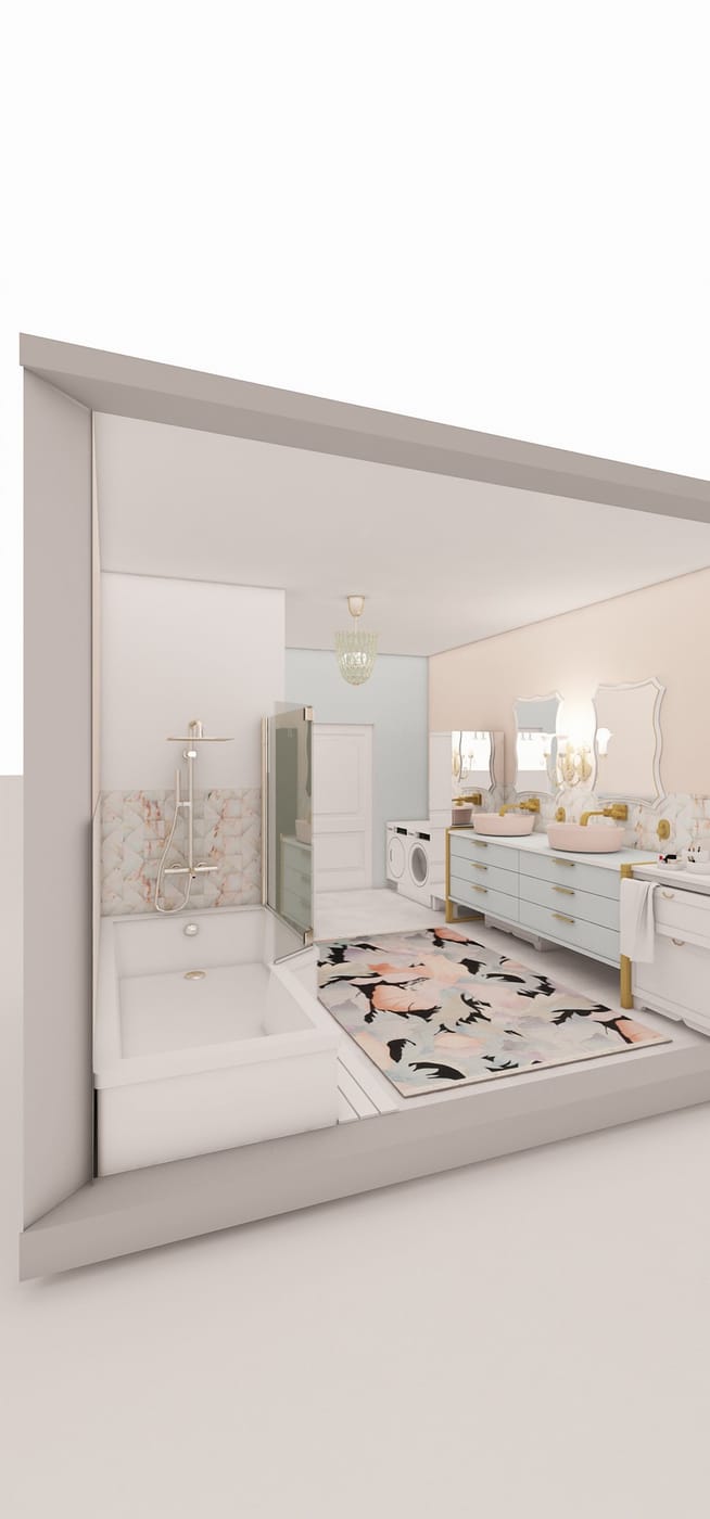 Traditional bathroom