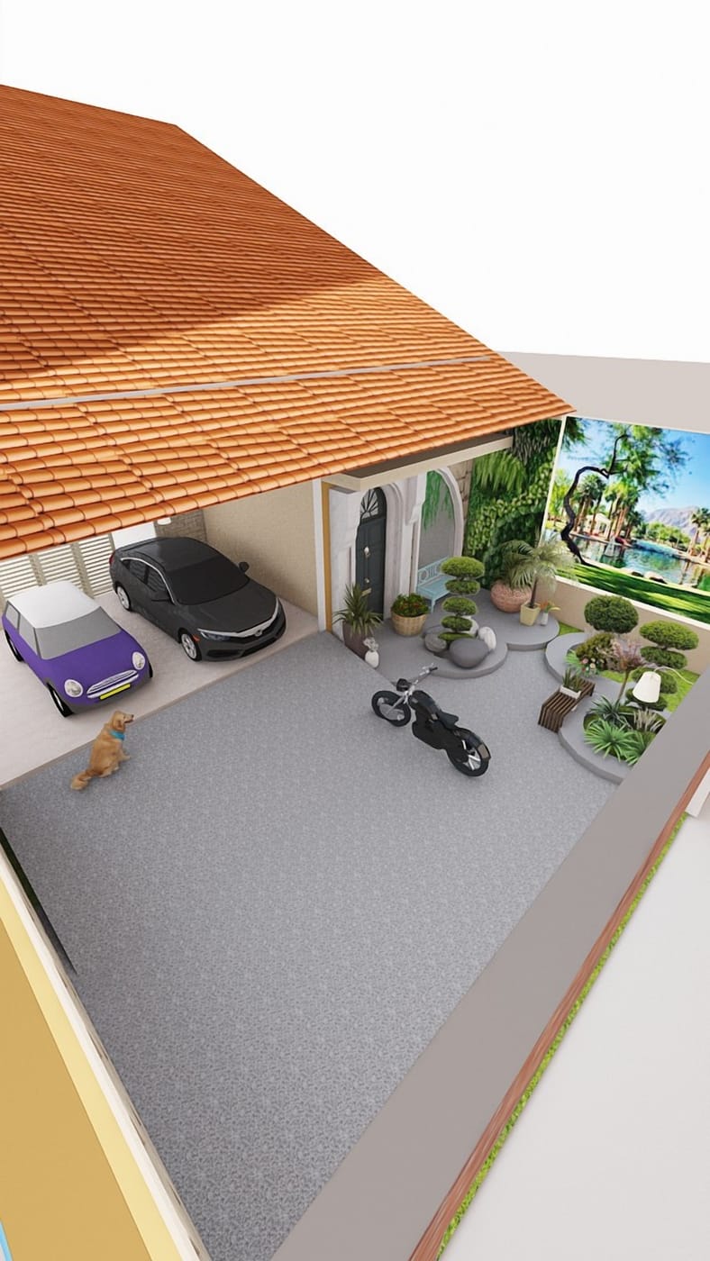 Traditional outdoor space