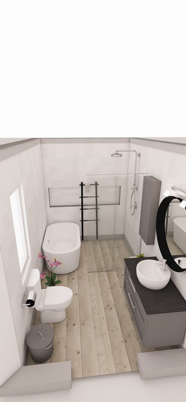 Contemporary bathroom