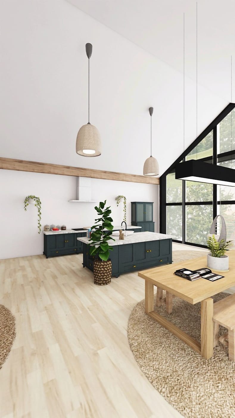 Contemporary floor plan