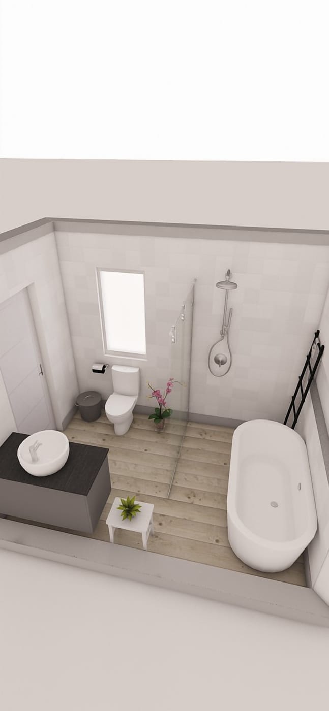 Contemporary bathroom
