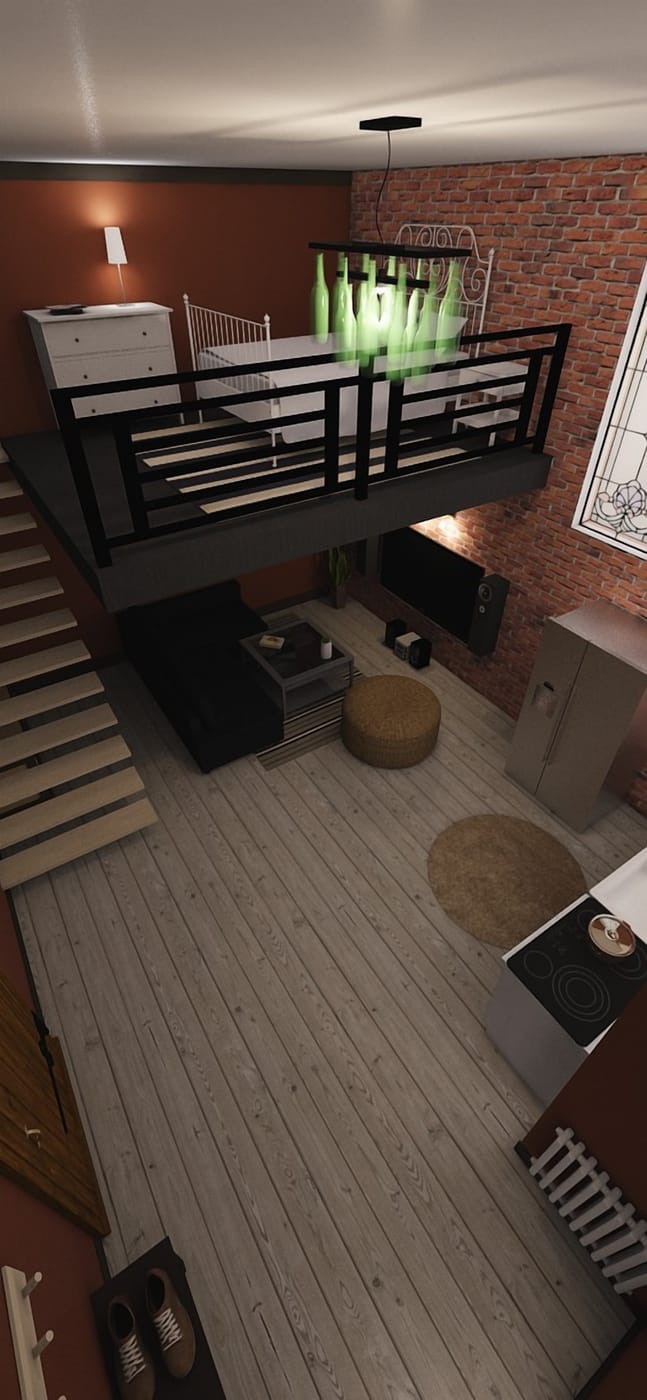 Traditional floor plan