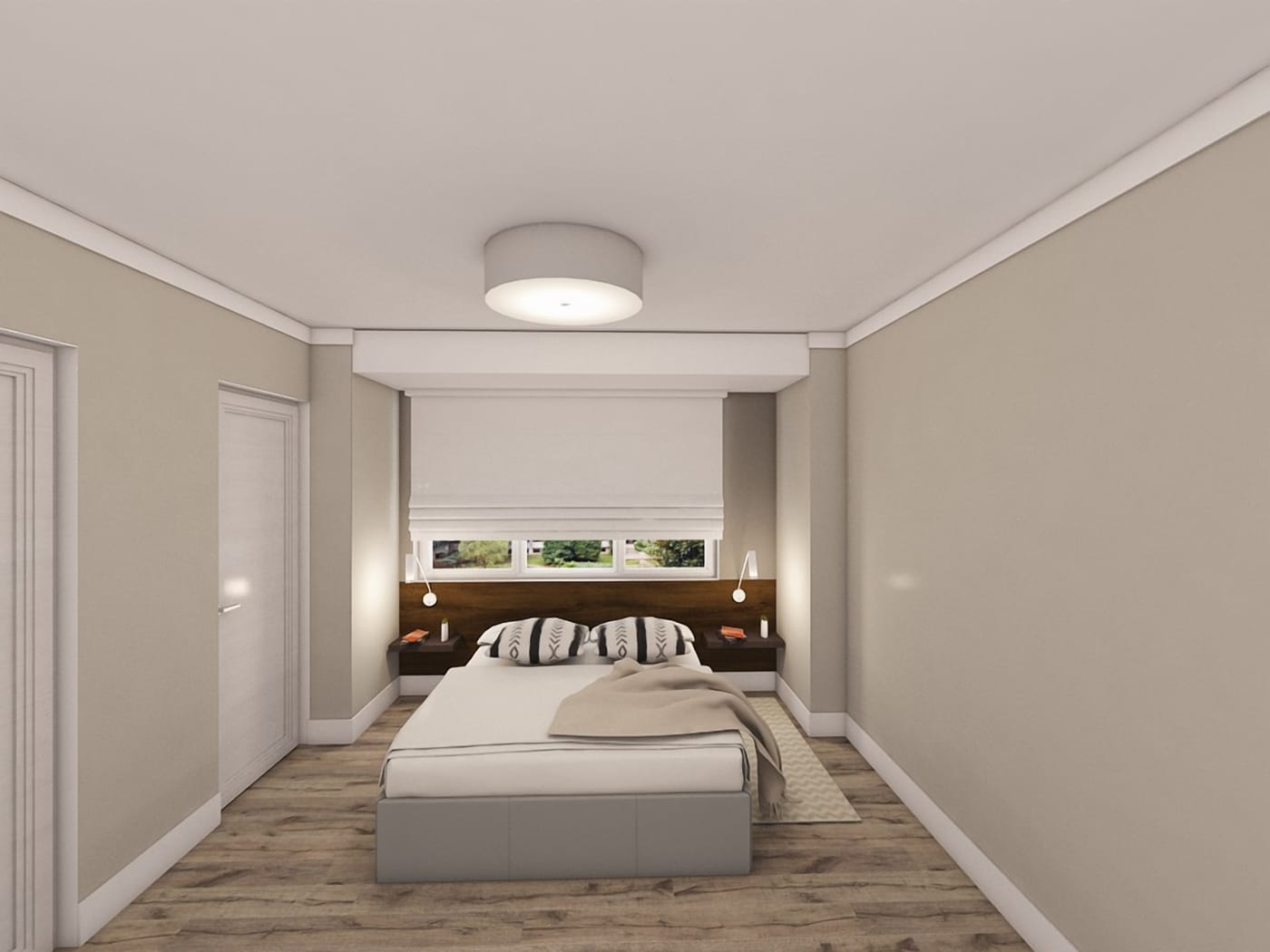 Contemporary bedroom