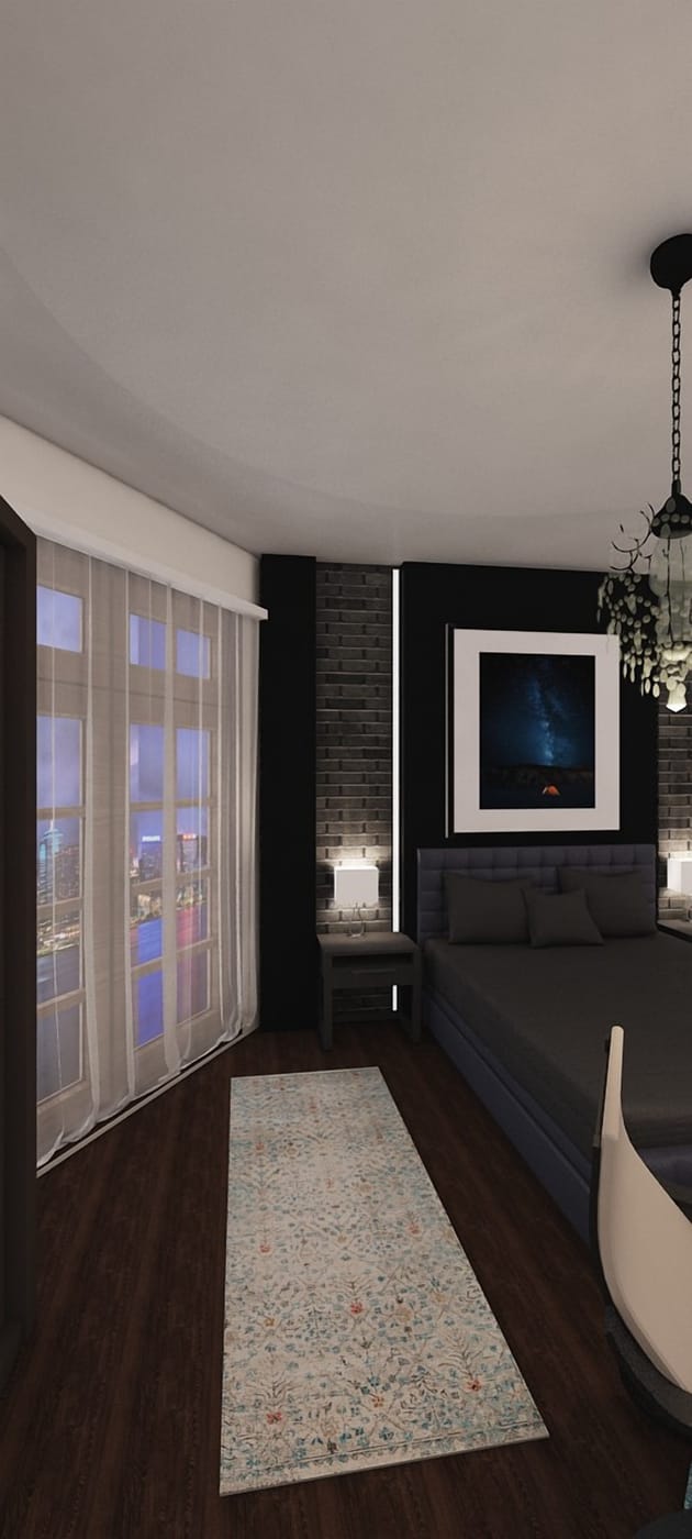Contemporary bedroom