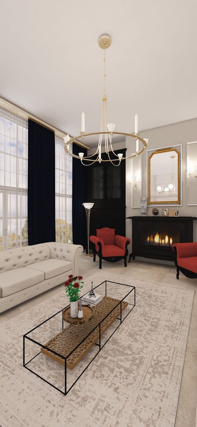 Traditional floor plan
