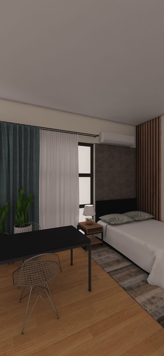 Contemporary floor plan