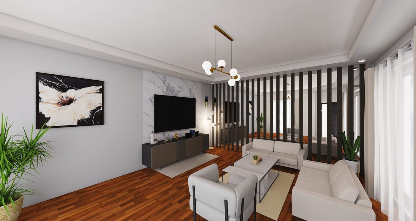 Contemporary living room