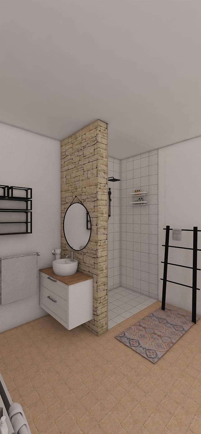 Contemporary bathroom
