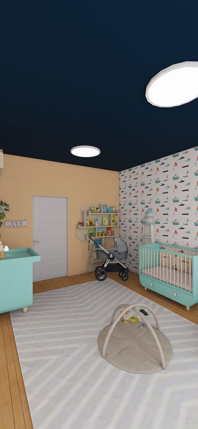 Traditional kids room