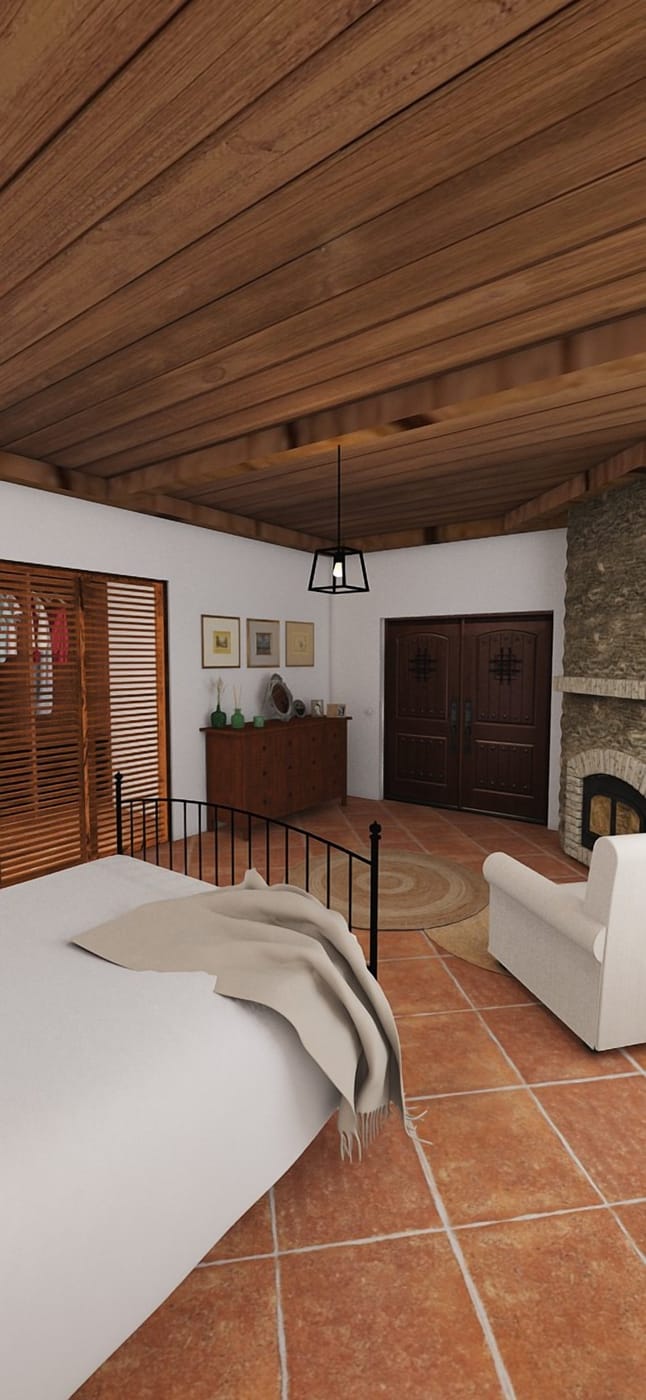 Traditional bedroom