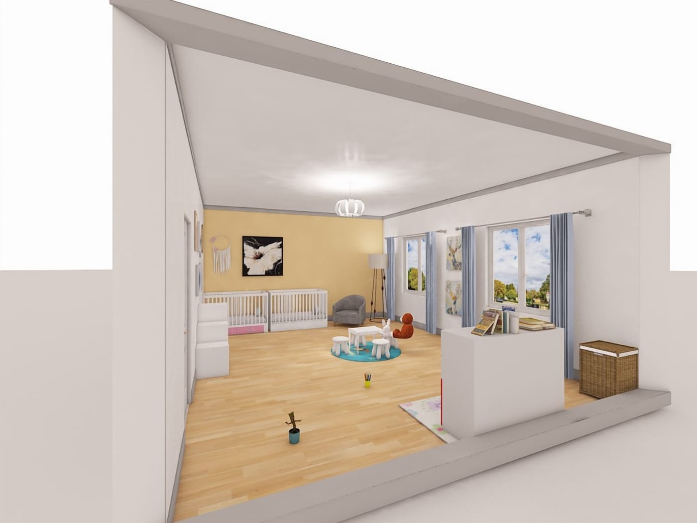 Contemporary kids room