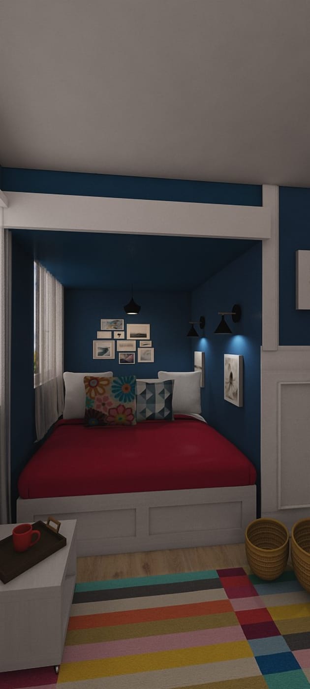 Traditional bedroom