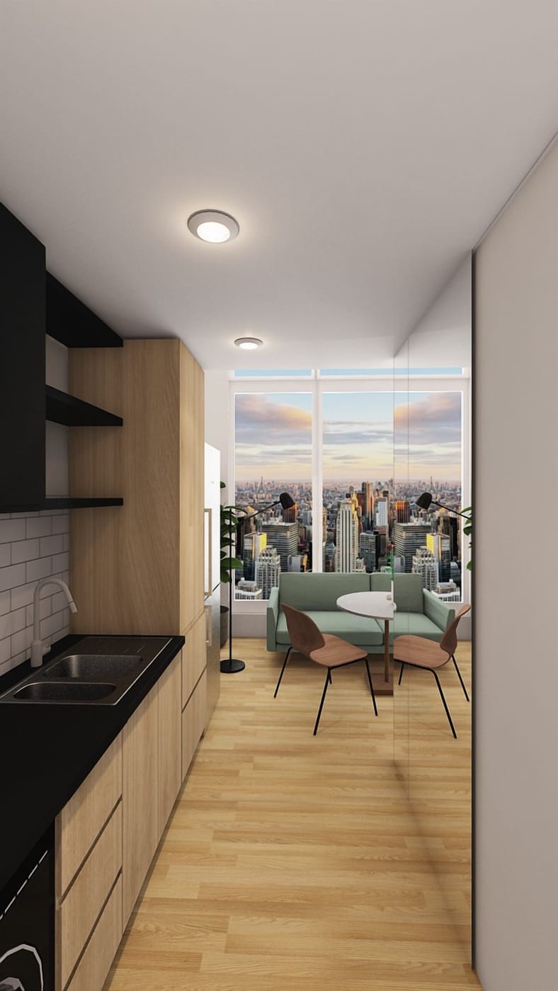 Contemporary floor plan