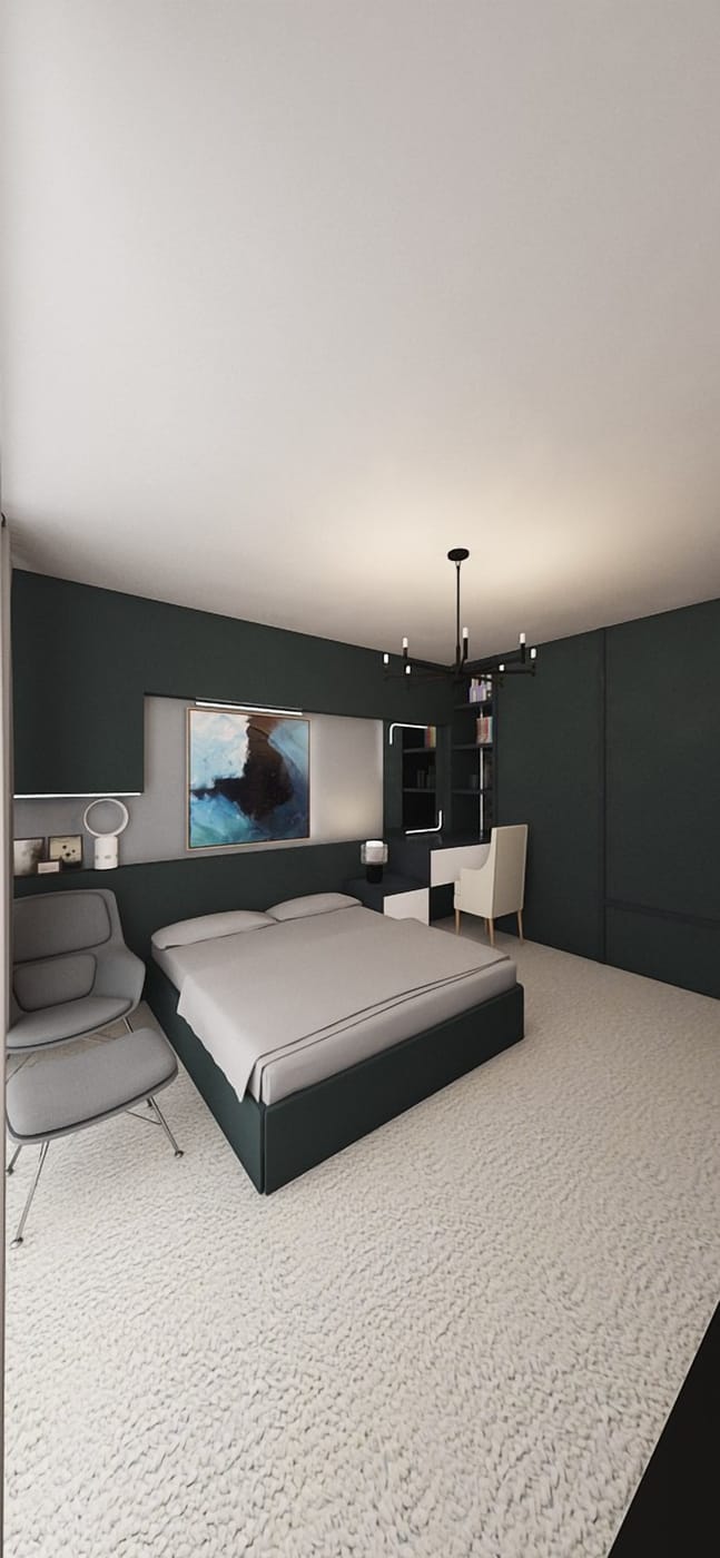 Traditional bedroom