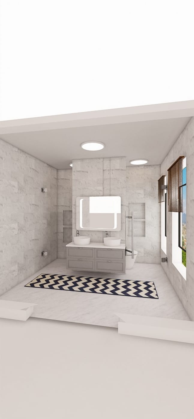 Traditional bathroom