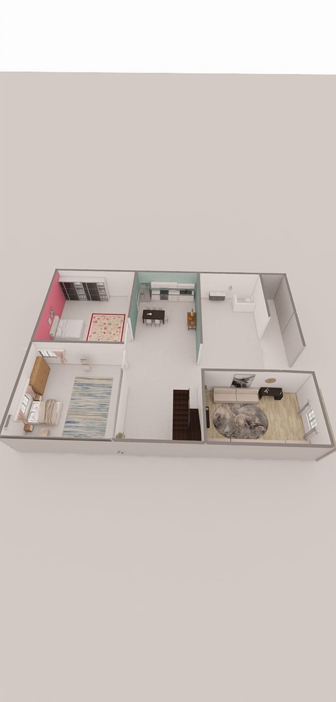 Contemporary floor plan