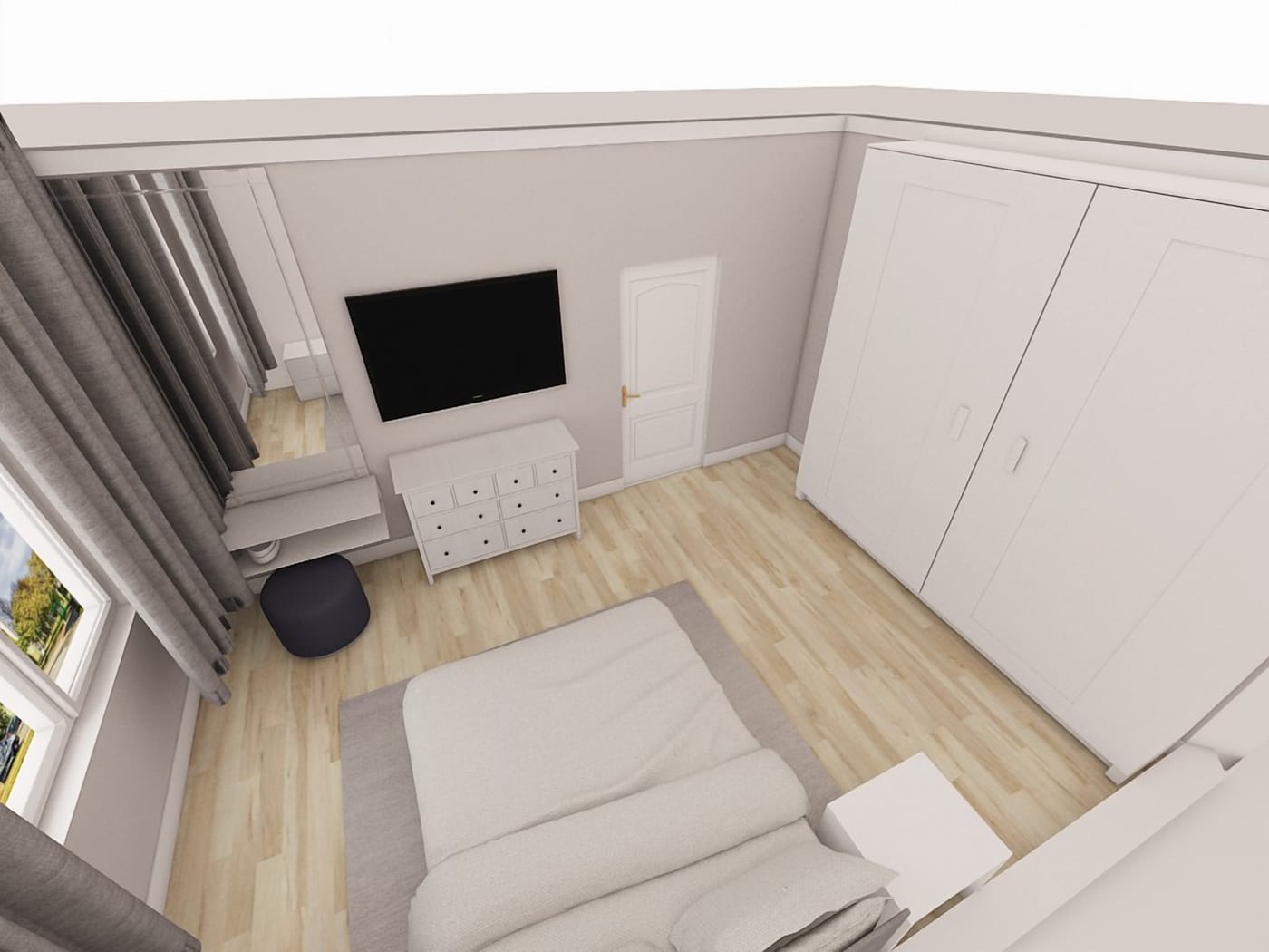 Traditional floor plan