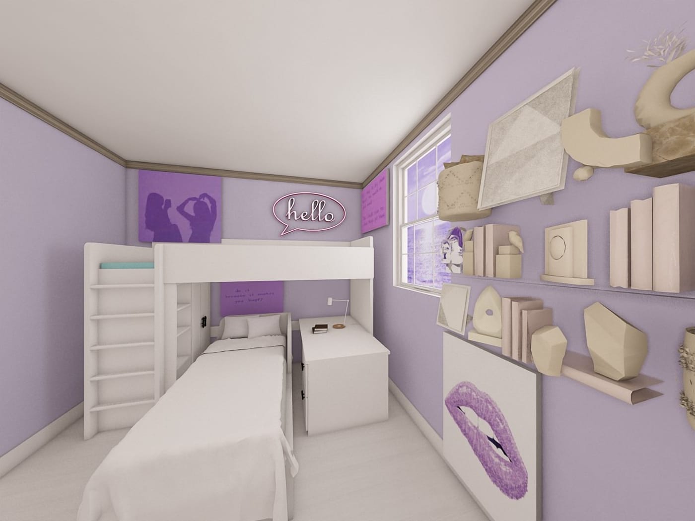Traditional bedroom