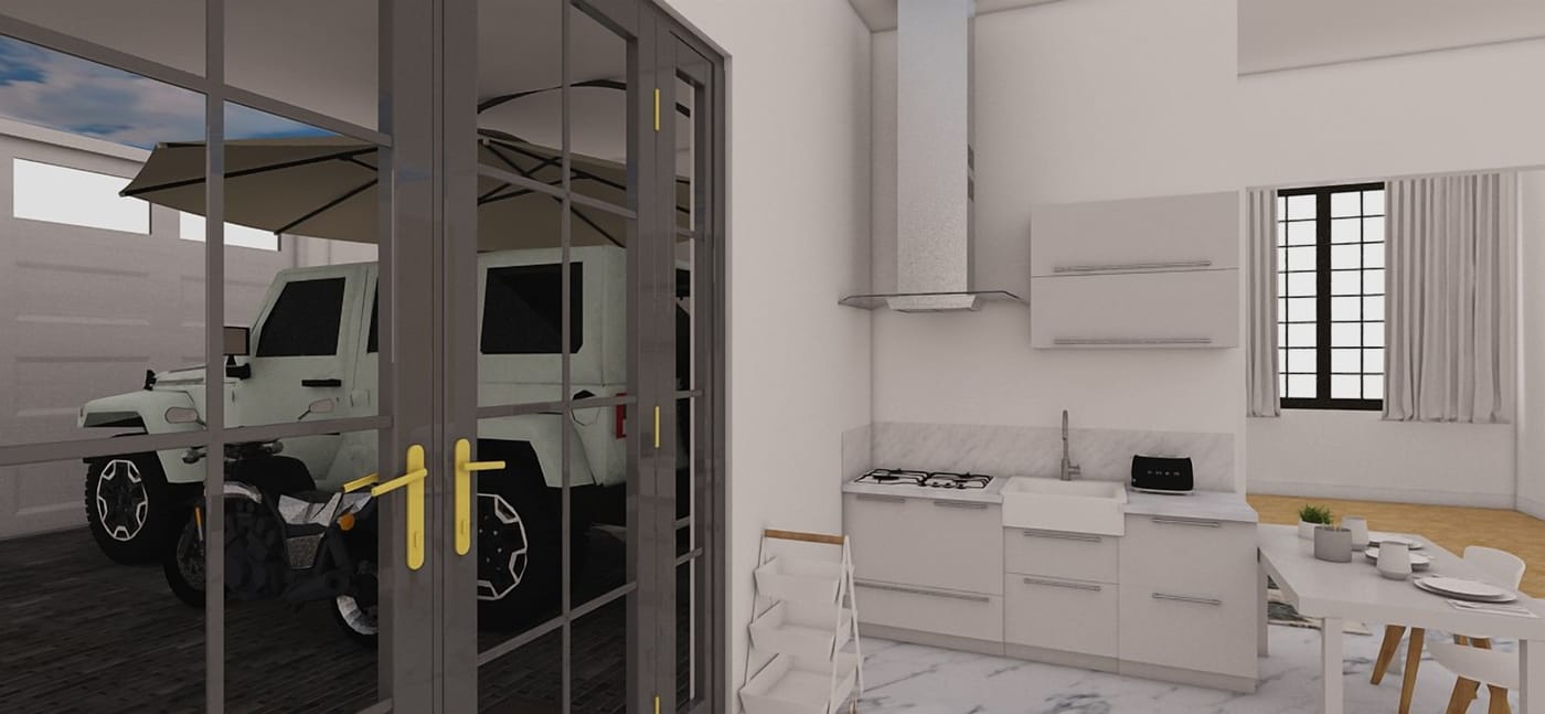 Contemporary bedroom