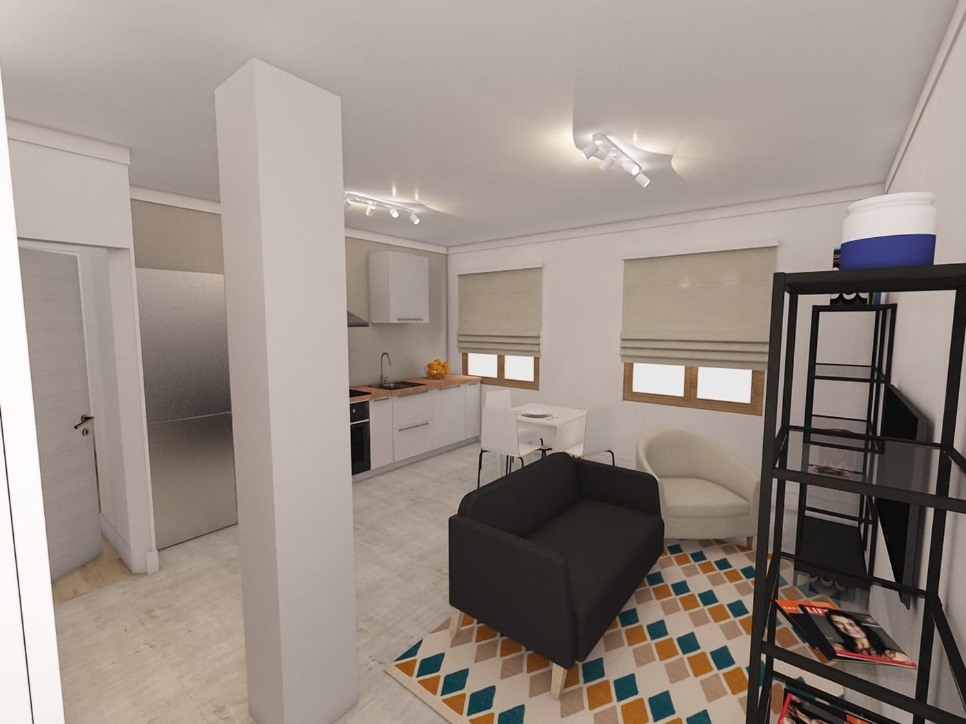 Contemporary floor plan
