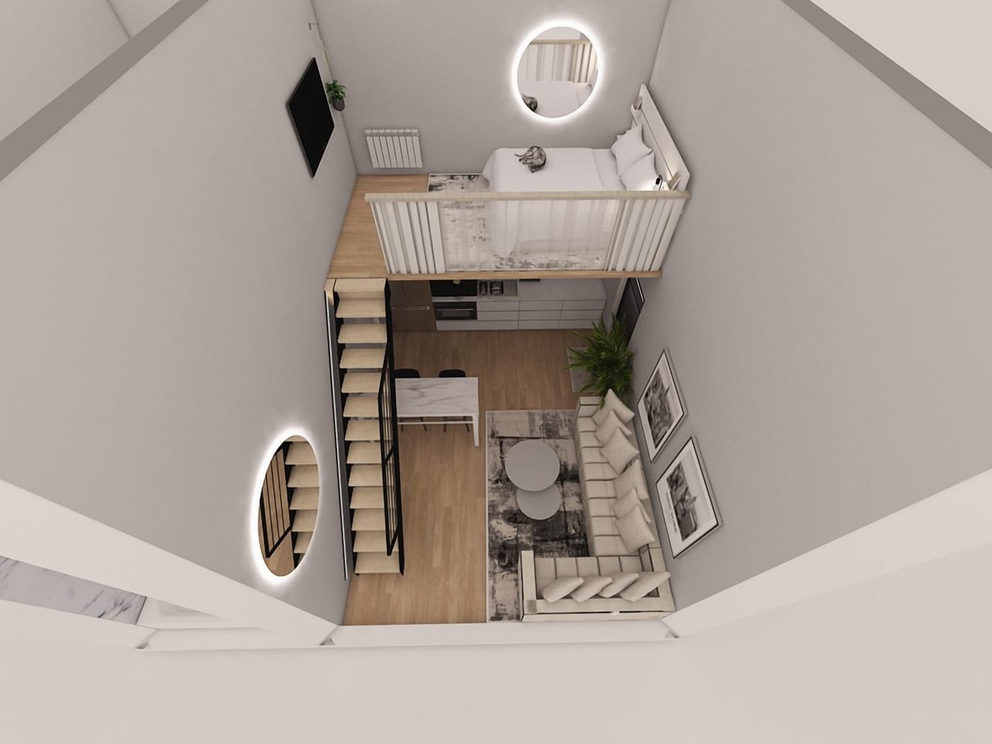 Contemporary floor plan