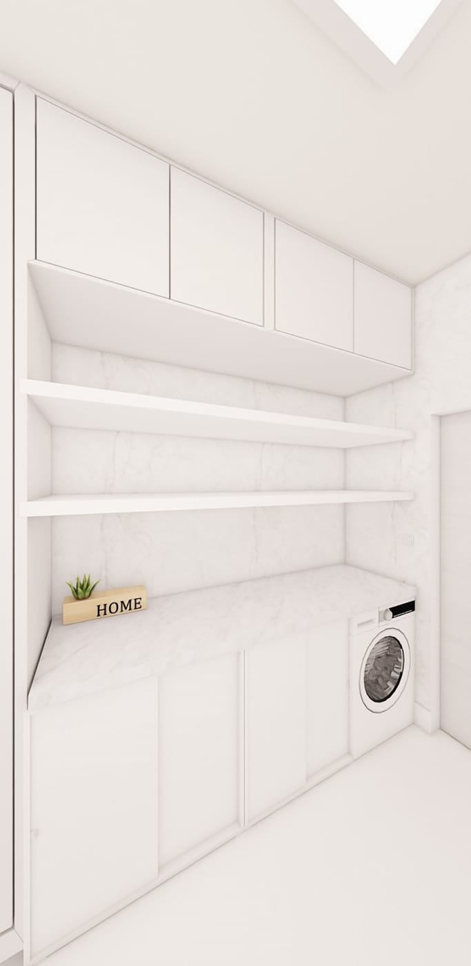 Traditional laundry room