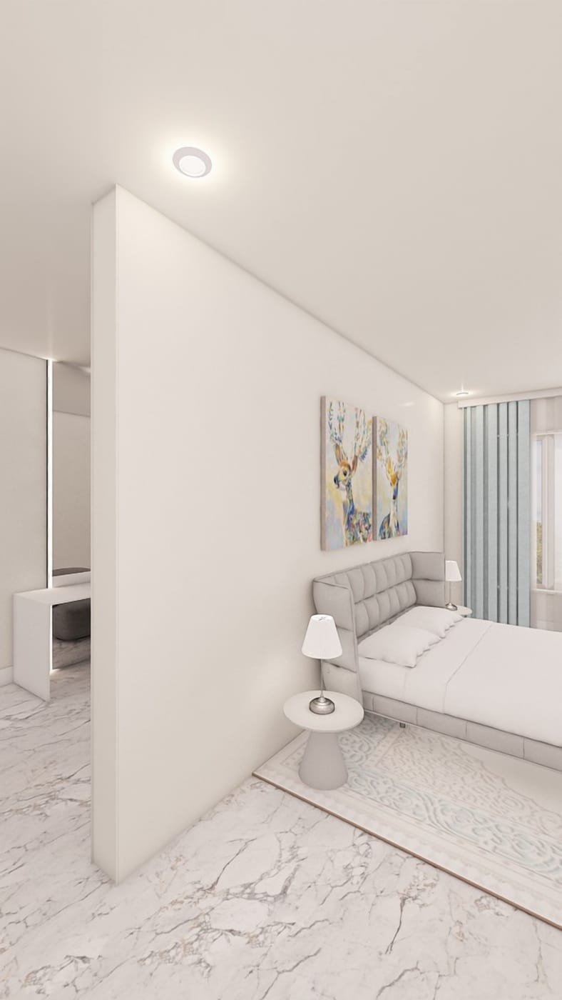 Contemporary bedroom